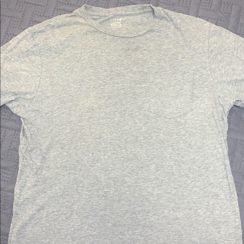 J crew slim medium washed pocket T shirt
